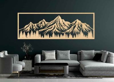 Obrazy do obývačky - ako vybrať moderné drevené obrazy na stenu