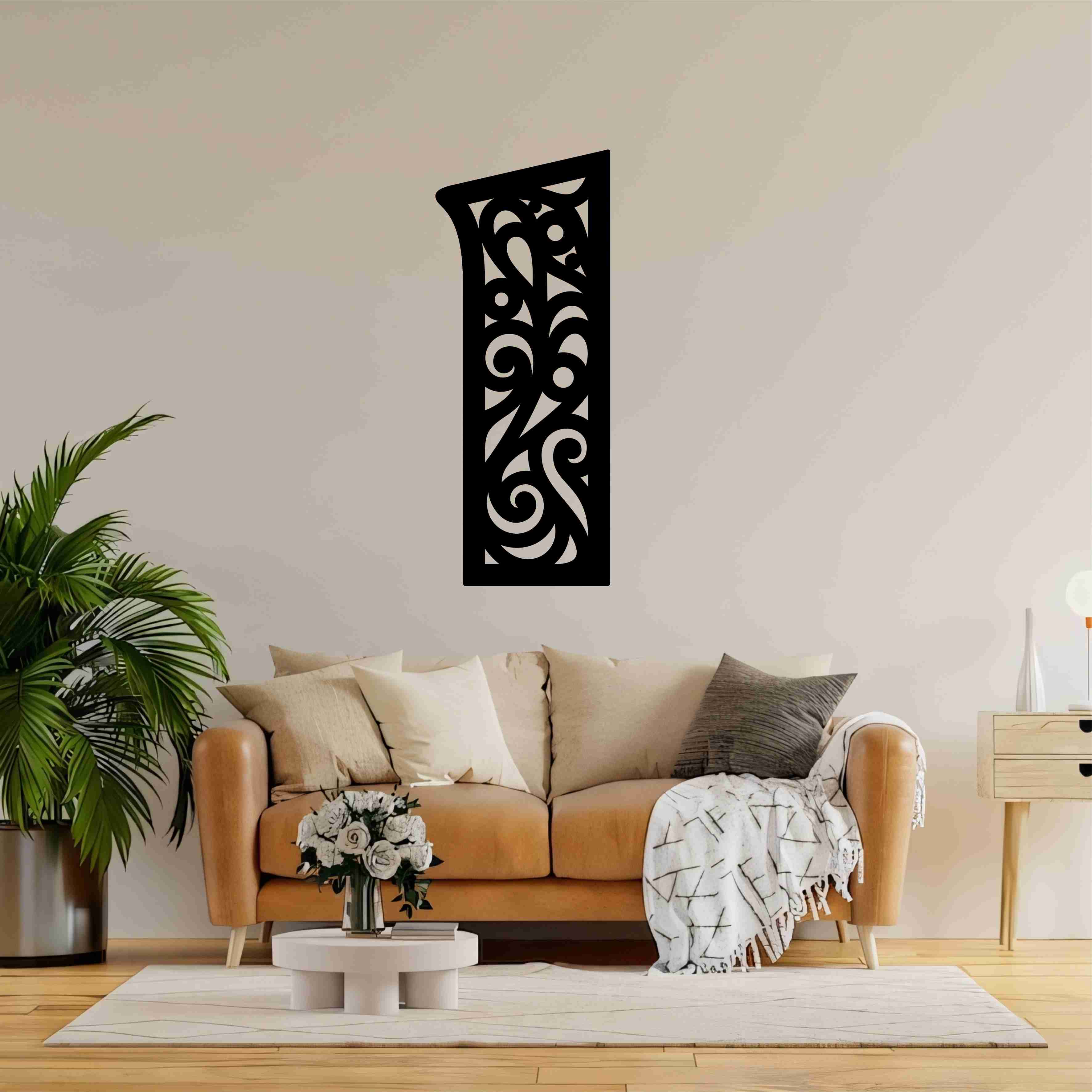 Drevené číslo na stenu - 1