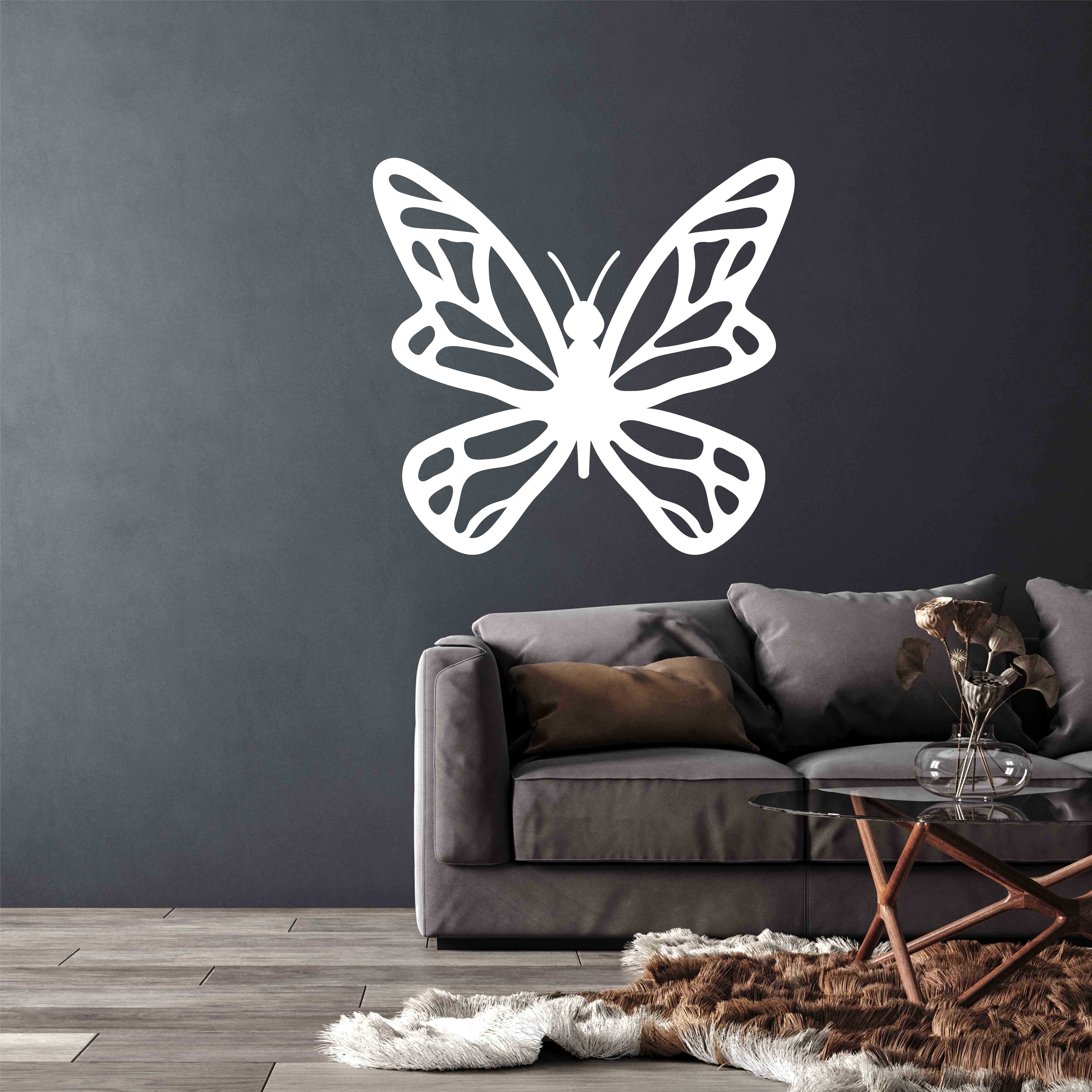 Drevený obraz na stenu - Motýľ