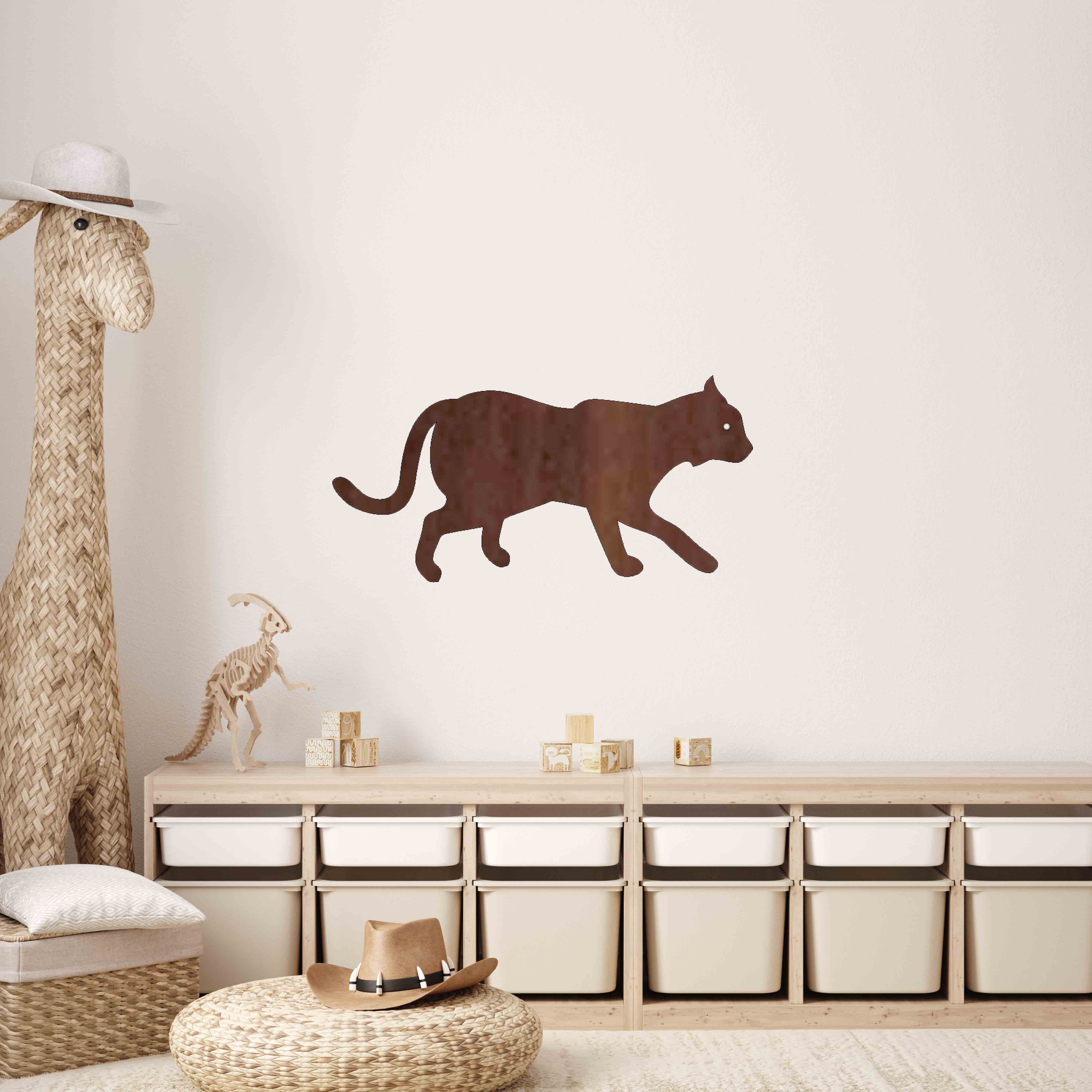 Drevený obraz na stenu - Mačka