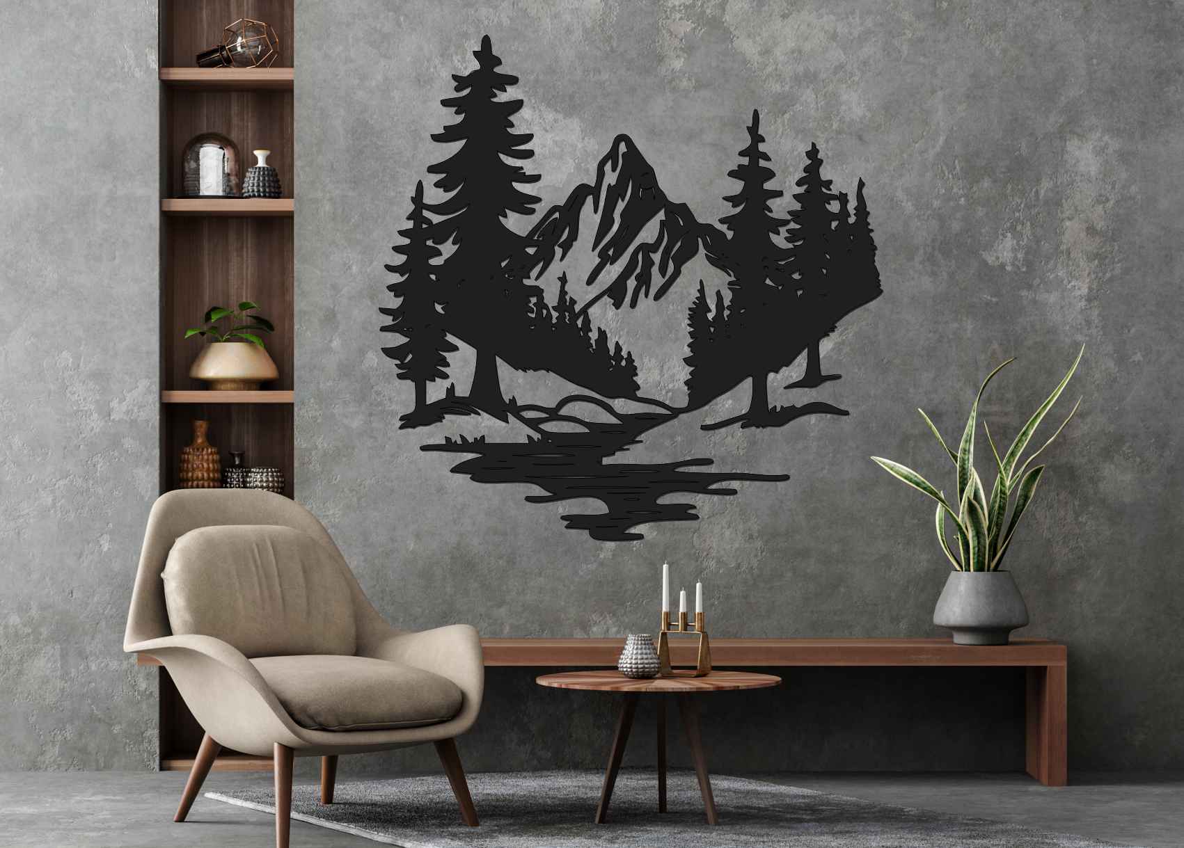 Drevený obraz - Štít