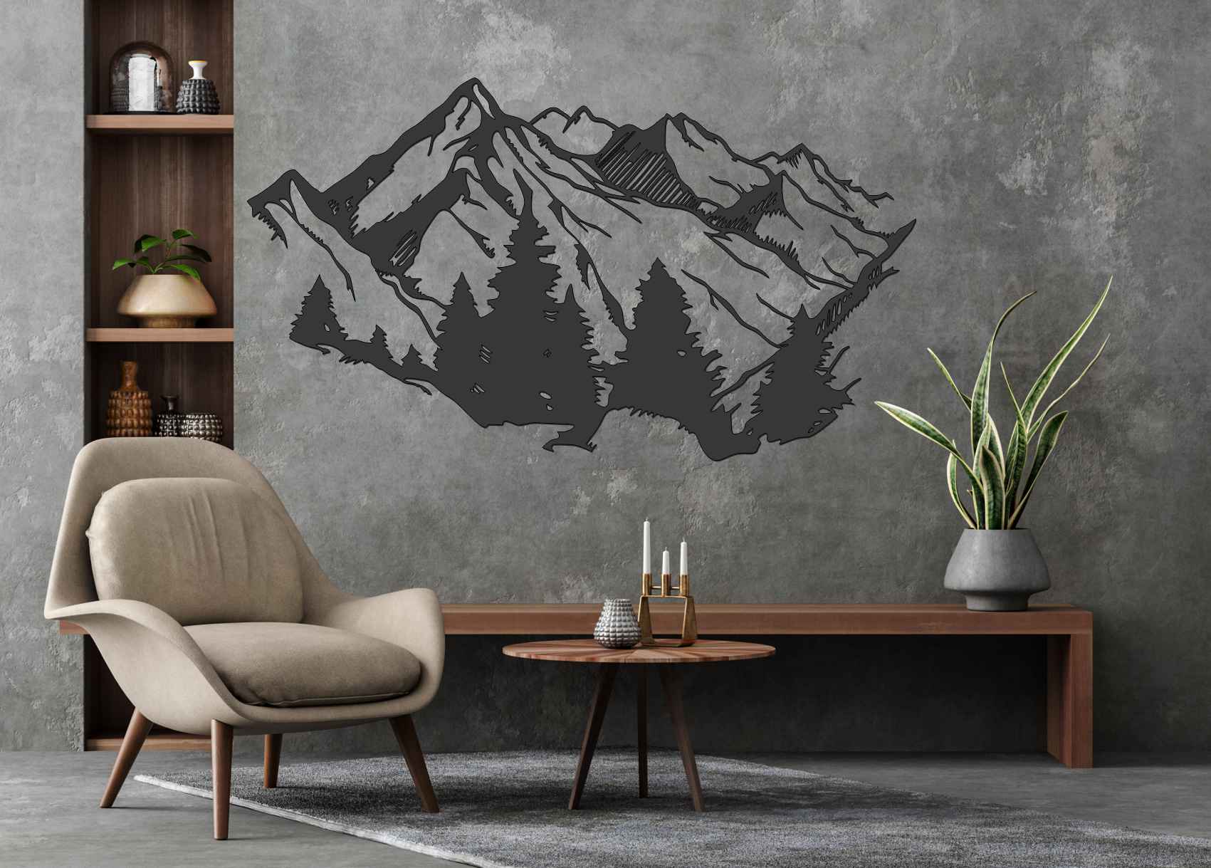 Drevený obraz - Štíty