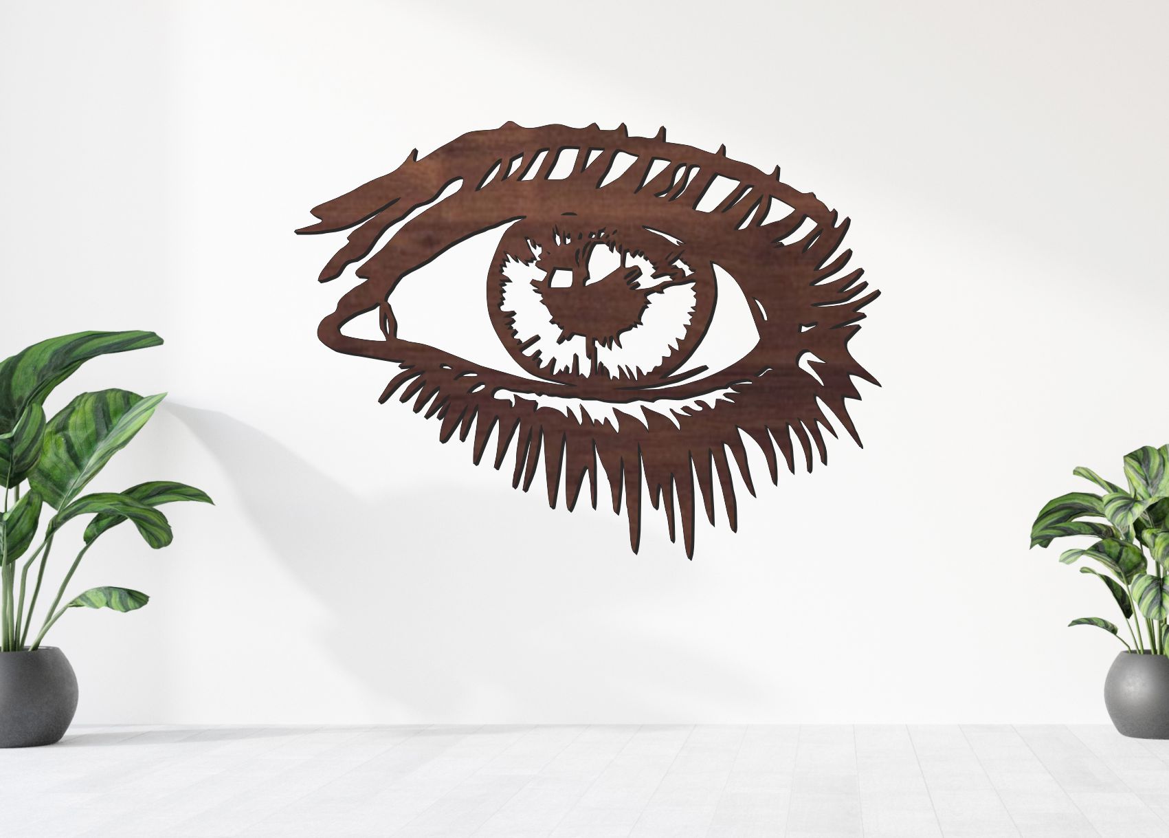 Drevený obraz – Oko