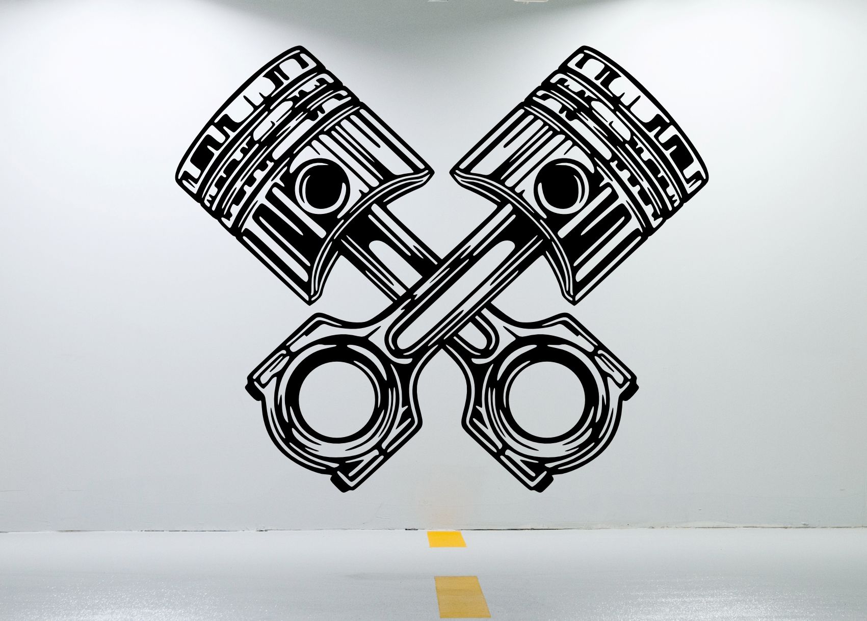 Drevený obraz na stenu – Piesty