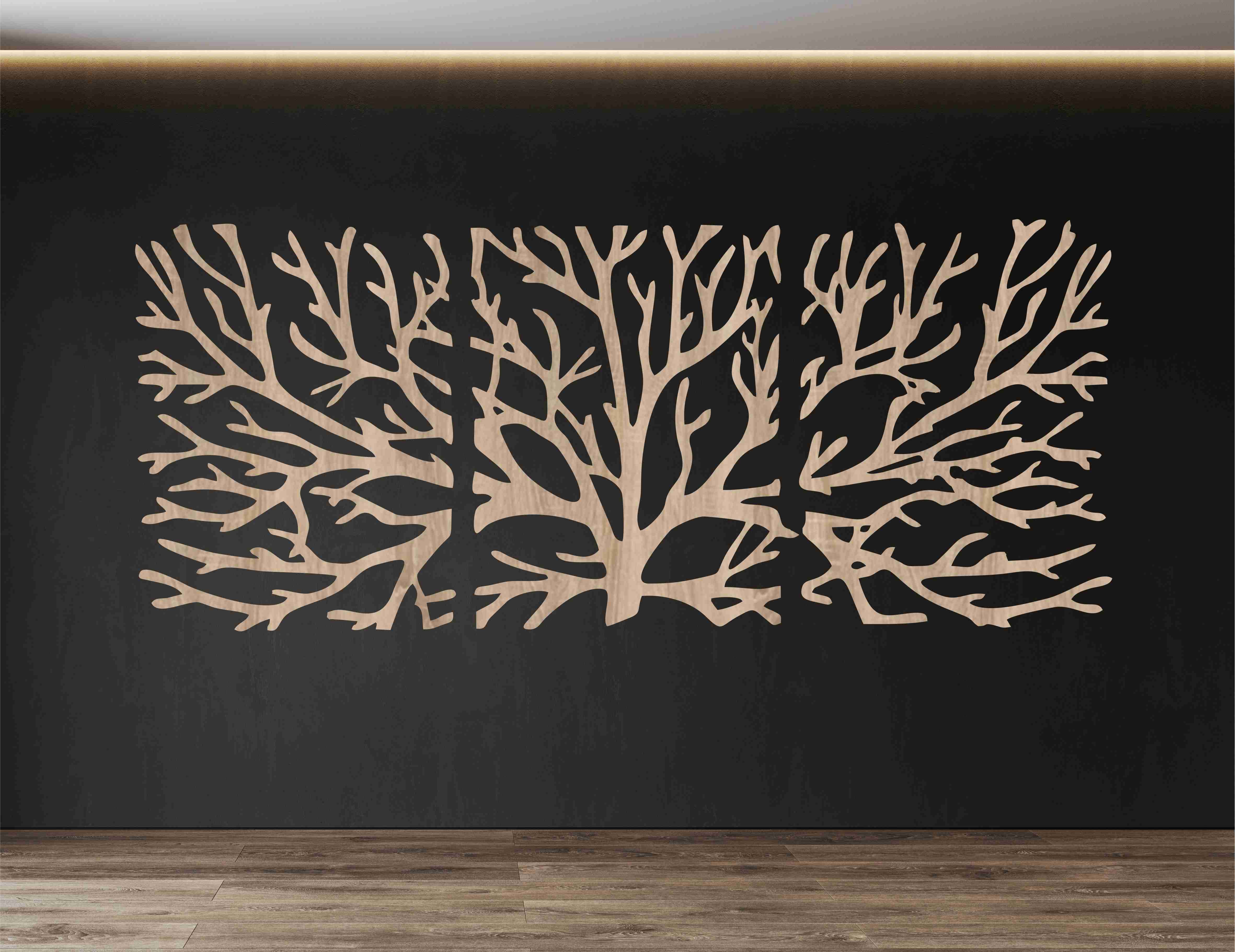 Trojdielny obraz na stenu - Strom života