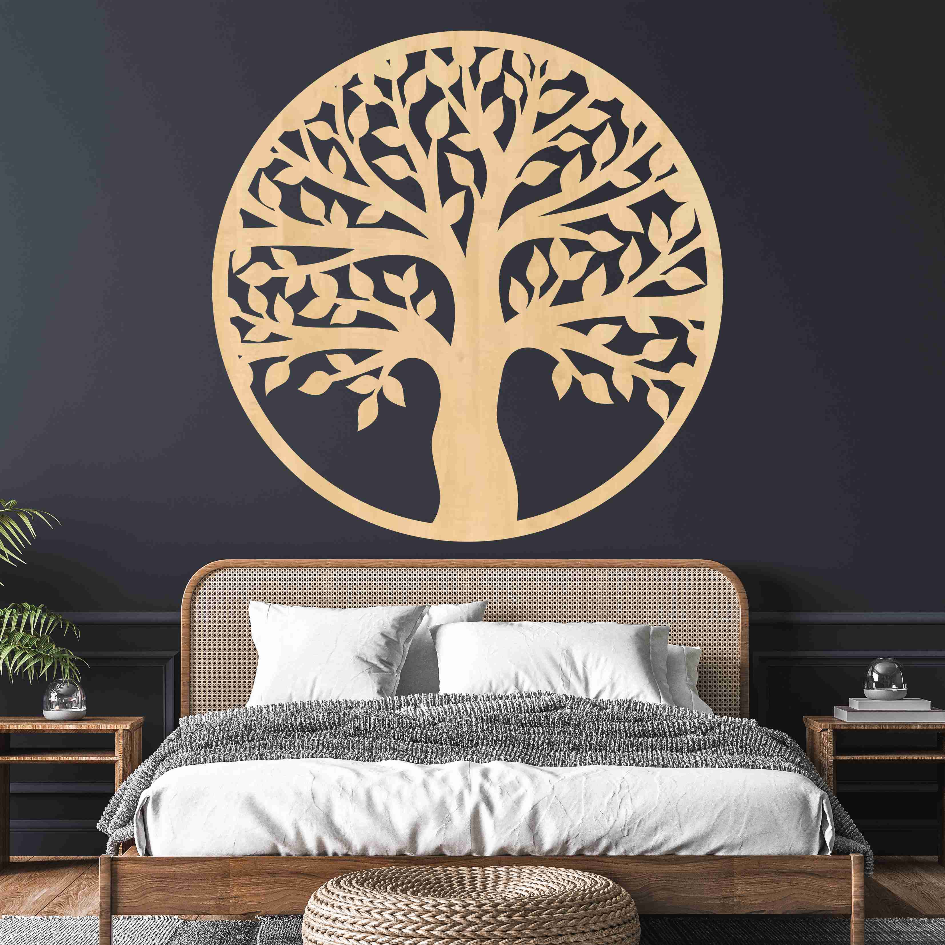 Drevený strom života na stenu