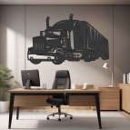 Drevený obraz na stenu - Kamión