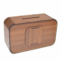 Drevená pokladnička s nápisom - Za dobré známky