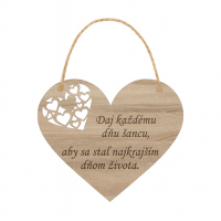 Drevené srdce – Daj každému dňu šancu