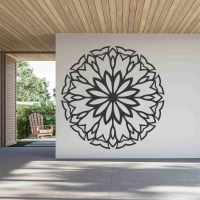 Drevená mandala na stenu - Margaréta