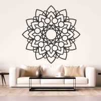 Drevená mandala na stenu - Planet