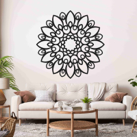 Drevená mandala na stenu