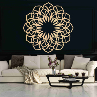 Drevená mandala na stenu