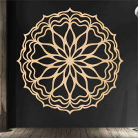 Drevená mandala na stenu - Láska