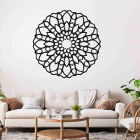 Drevená mandala na stenu