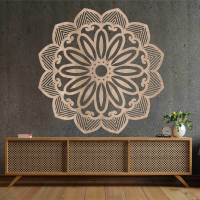 Drevená mandala na stenu