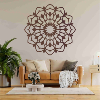 Drevená mandala na stenu