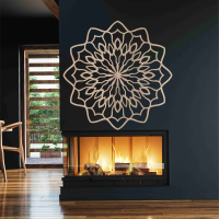 Drevená mandala na stenu - Hviezda