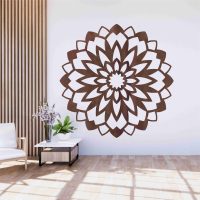Drevená mandala na stenu