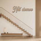 Drevený nápis na stenu - Náš domov