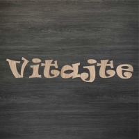 Drevený nápis na stenu - Vitajte