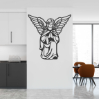 Drevený obraz na stenu - Anjel