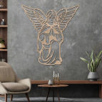 Drevený obraz na stenu - Anjel