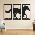 Drevený obraz na stenu - Kôň