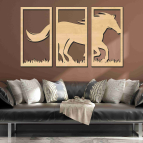 Drevený obraz na stenu - Kôň