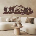 Drevený obraz - Štíty