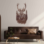 Drevený obraz na stenu - Jeleň