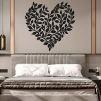 Drevený obraz – Srdce z prírody