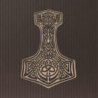 Drevený obraz – Thorove kladivo