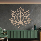 Javorový list – Drevený obraz na stenu