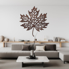 Javorový list – Drevený obraz s filigránovým vzorom