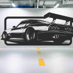 Drevený obraz na stenu - Závodné auto