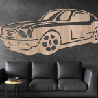 Drevený obraz na stenu - Mustang