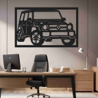 Drevený obraz na stenu - Mercedes G