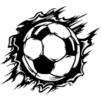 Drevený obraz – Energia futbalu