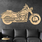 Drevený obraz na stenu - Chopper