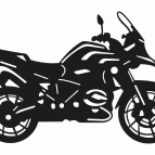 Drevený obraz na stenu - Motorka