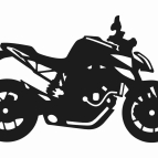 Drevený obraz na stenu - Motorka