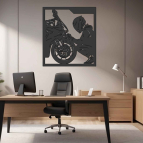 Drevený obraz na stenu - Moto obraz