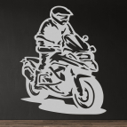 Drevený obraz na stenu – Športová motorka