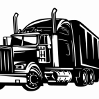 Drevený obraz na stenu - Kamión