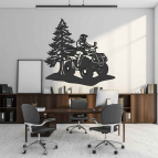 Drevený obraz na stenu – Štvorkolka