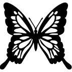 Drevený obraz – Motýľ