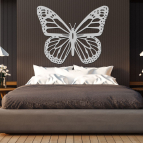 Drevený obraz – Motýľ Monarch