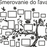 Drevený fotorámik na stenu - Strom