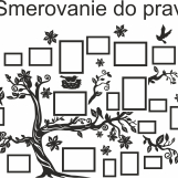 Drevený fotorámik na stenu - Strom